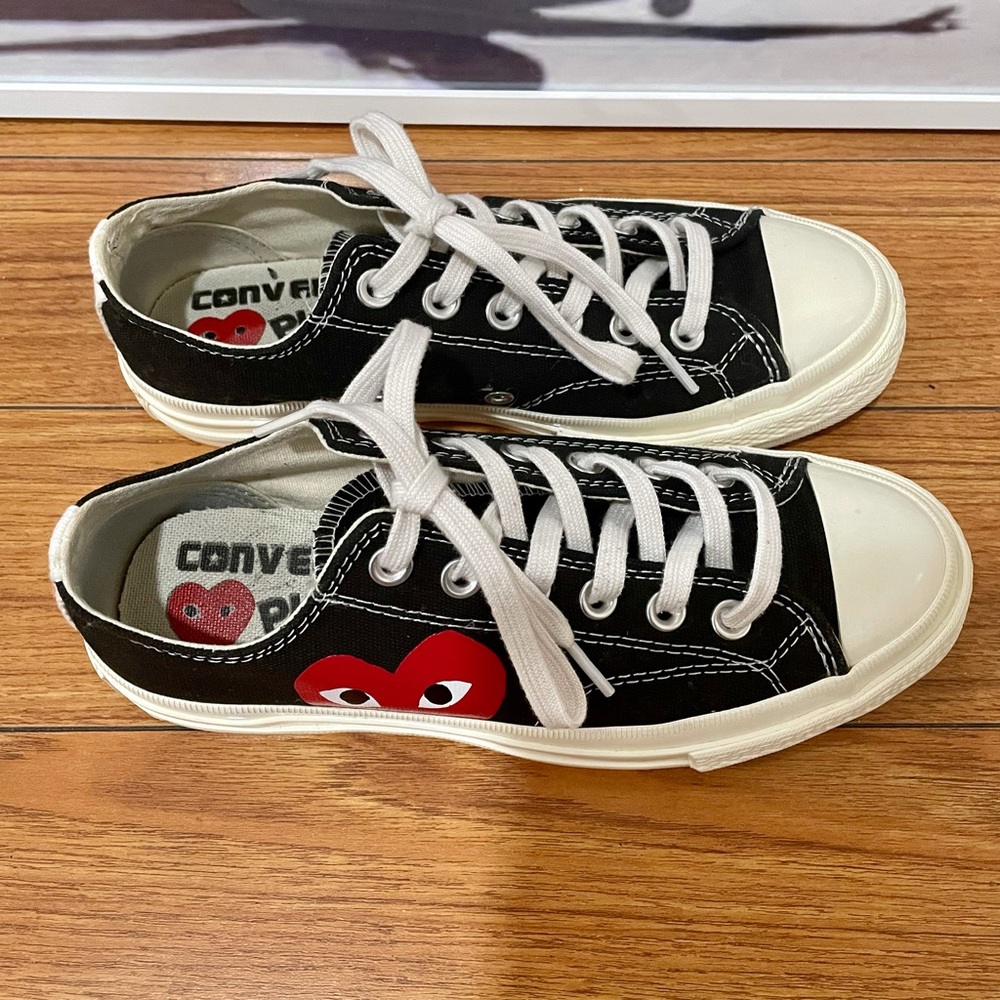 Black Comme Des Garçons x Converse